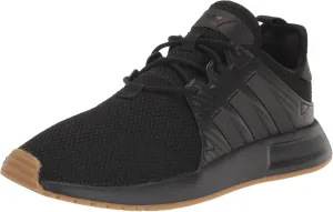 adidas Originals X_PLR Sneaker, Black/Black/Gum, 6.5 US Unisex Big Kid