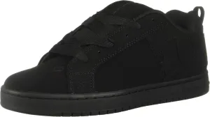 DC Men's Court Graffik Sneaker,Black/Black/Black,5 M US, 5 M US
