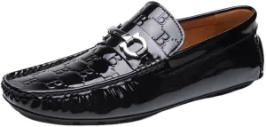 Fashion Casual Business Prom Mocasines Boat Classic Leather Business Dress Loafer for Driving Walking Wedding Outdoor Indoor Size