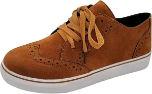 Lausiuoe Shoes for Women Sneakers Slip On Fashion Canvas Shoes Lightweight Non-Slip Casual Comfortable Walking Flat Loafers