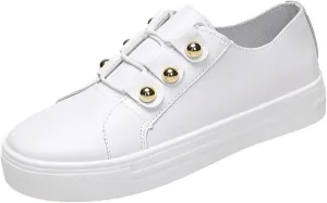Lausiuoe Sneakers For Women Wide Width Size 8 Womens Low Top Canvas Sneakers Casual Fashion Running Lightweight Breathable Comfortable Walking Flat Shoes Loafers
