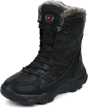 Men's Outdoor Military Boots Combat Tactical Boots Lace Up All Terrain Shoes For Hiking, Hunting, Working, Walking, Climbing