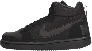 Nike Court Borough Mid Boys Shoes Size 5, Color: Black/Black/Black