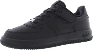 Nike Force 1 Low EasyOn Little Kids' Shoes (FN0237-001, Black/Black/Black) Size 11