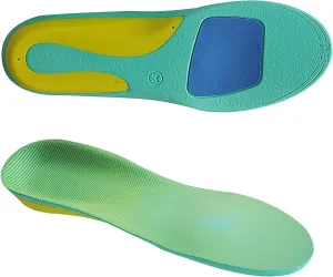 Orthotic Arch Support Insoles, Providing Excellent Shock Absorption and Cushioning for Feet Relief - Trim-to-Fit - Inserts for Women/Men's Running Shoes Work Boot