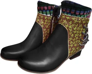 Platform Boots Women's Y2K Transparent Combat Boots Platform Thick Sole Booties Casual Outdoor Pull On Bootie