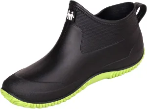 SMajong Rain Boots for Women Waterproof Garden Shoes Men Anti Slip Rubber Ankle Boots Car Wash Shoes Women's Rain Footwear