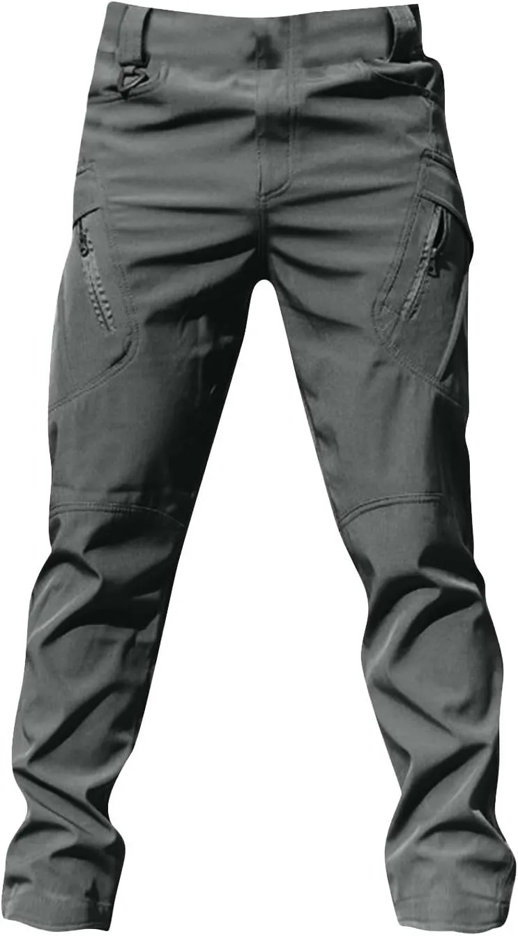 Tactical Cargo Pants Men's Ripstop Cargo Pants Tactical Pants for Men Outdoor Waterproof Hiking Pants with Multi Pockets