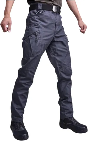 Tactical Cargo Pants Men's Ripstop Cargo Pants Tactical Pants for Men Outdoor Waterproof Hiking Pants with Multi Pockets