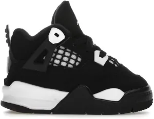 Toddler's Jordan 4 Retro 'White Thunder' Black/White-Black (FV4538 001)