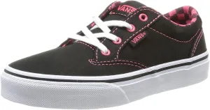 Vans Girls' Trainers, Black (Noir (Black/Pink), 12.5 UK Child