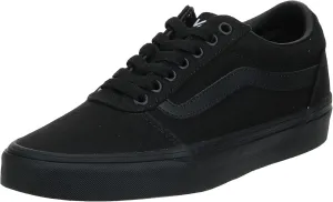 Vans Men's Ward Sneaker, Canvas Black/Black, 7 M US