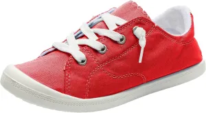 Women Slip On Tennis Shoes Low Top White Black Casual Sneakers for Women Lace Up Fashion Comfortable Ladies