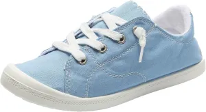 Women Slip On Tennis Shoes Low Top White Black Casual Sneakers for Women Lace Up Fashion Comfortable Ladies