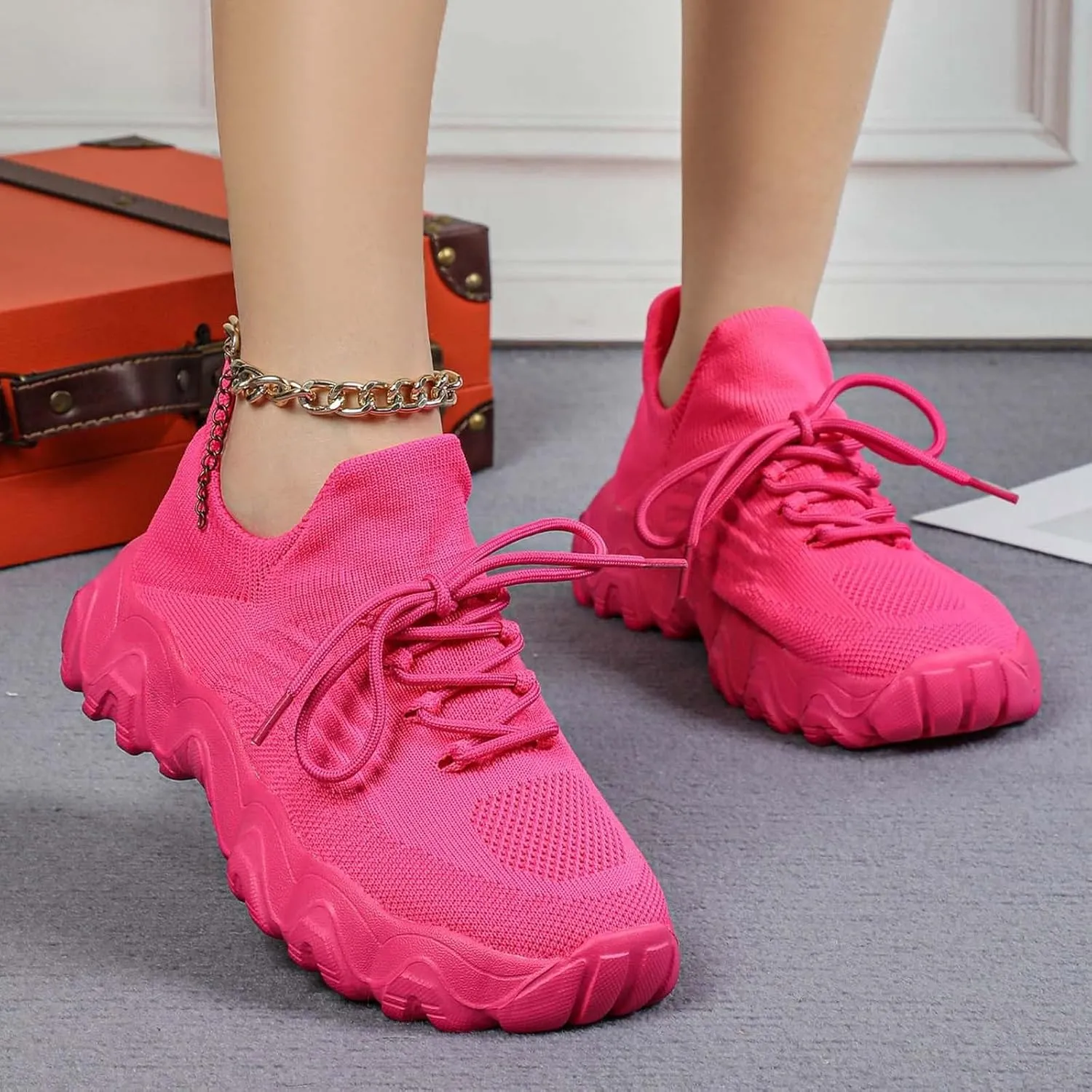 Womens Tennis Shoes Summer Slip On Mesh Breathable Walking Sneakers Comfortable Arch Support Orthopedic Sneakers Non-Slip Nurse Babe Shoes Fashion Outdoor Running Trainer