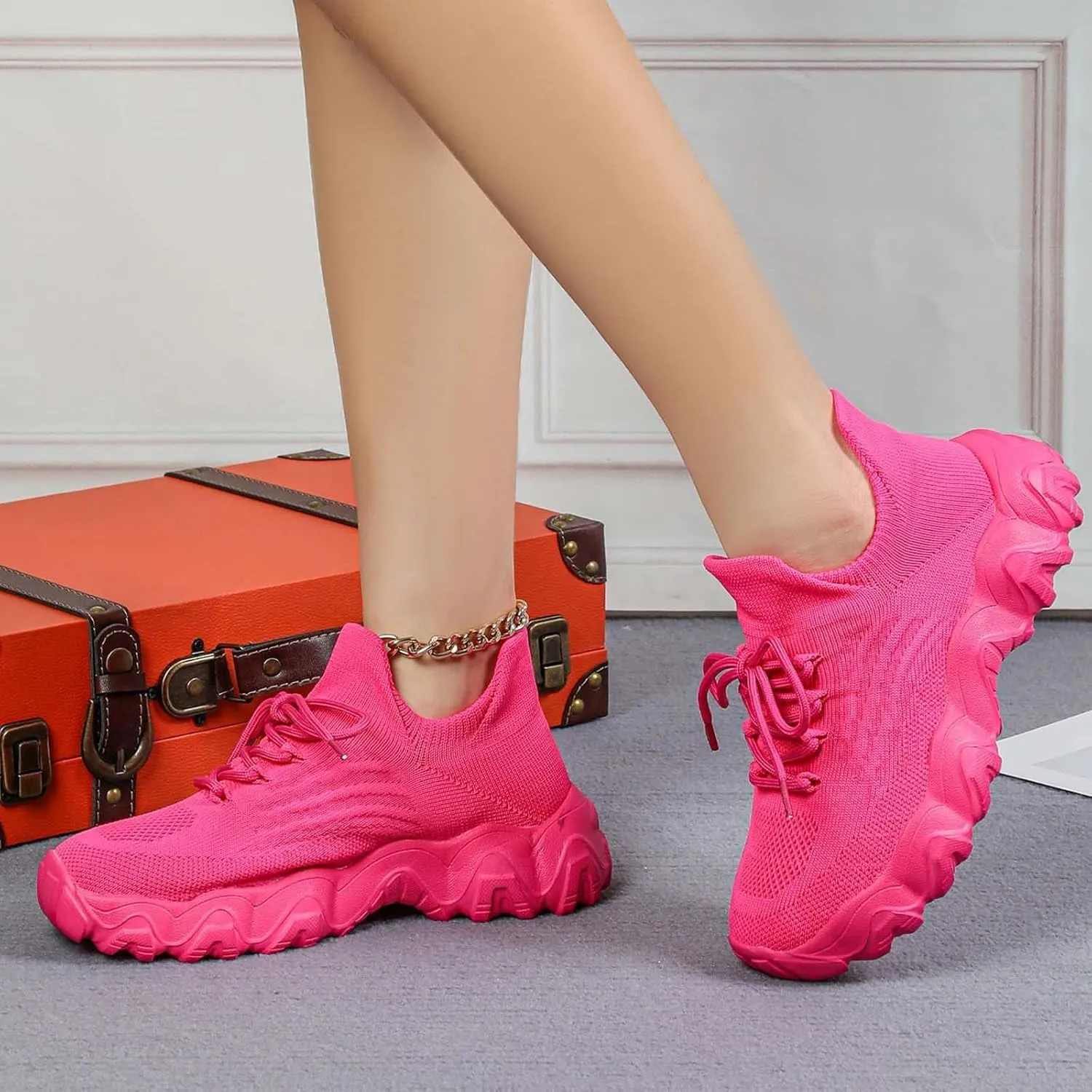 Womens Tennis Shoes Summer Slip On Mesh Breathable Walking Sneakers Comfortable Arch Support Orthopedic Sneakers Non-Slip Nurse Babe Shoes Fashion Outdoor Running Trainer